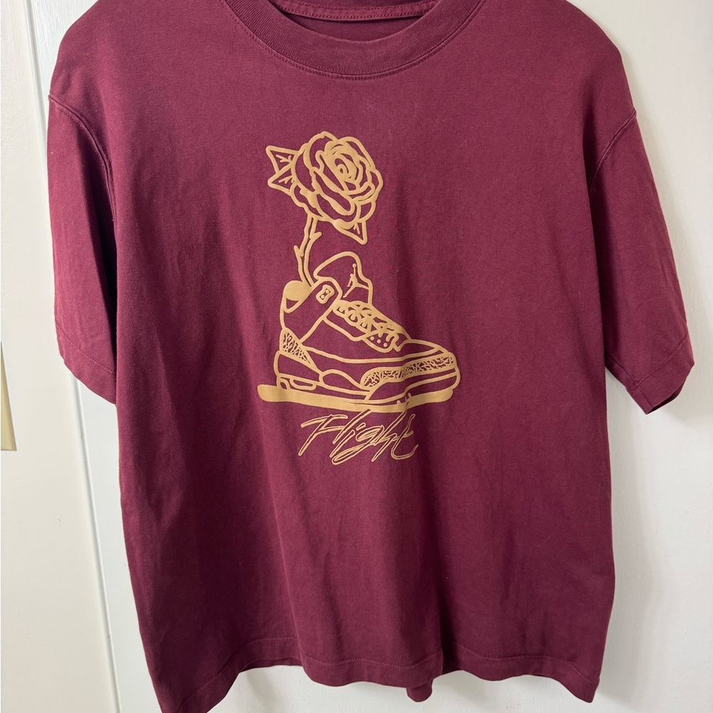 Jordan Burgundy Loose Fit Tee